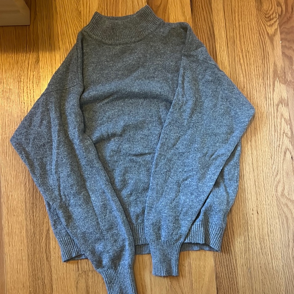 Brandy Melville grey mock neck sweater